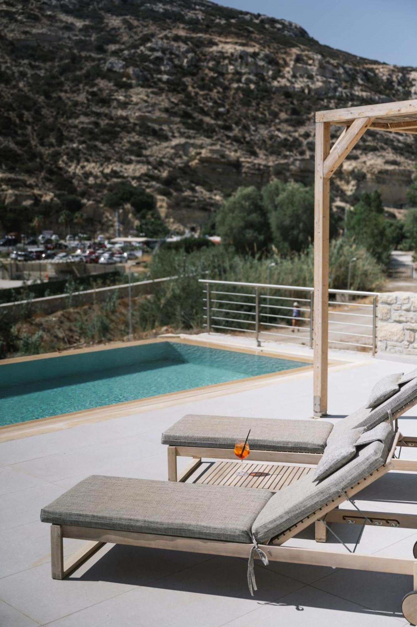 Luxury Villas Ammos In Style Matala  Ngoại thất bức ảnh