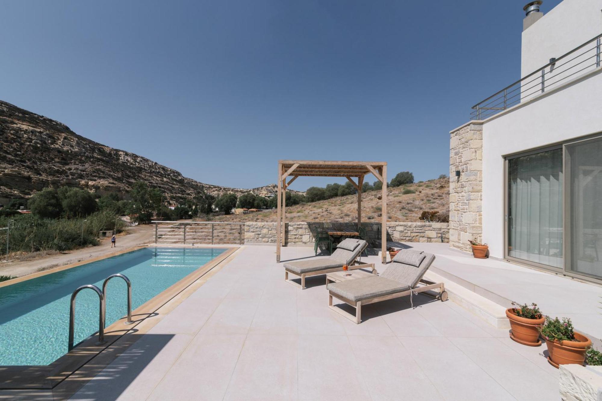Luxury Villas Ammos In Style Matala  Ngoại thất bức ảnh