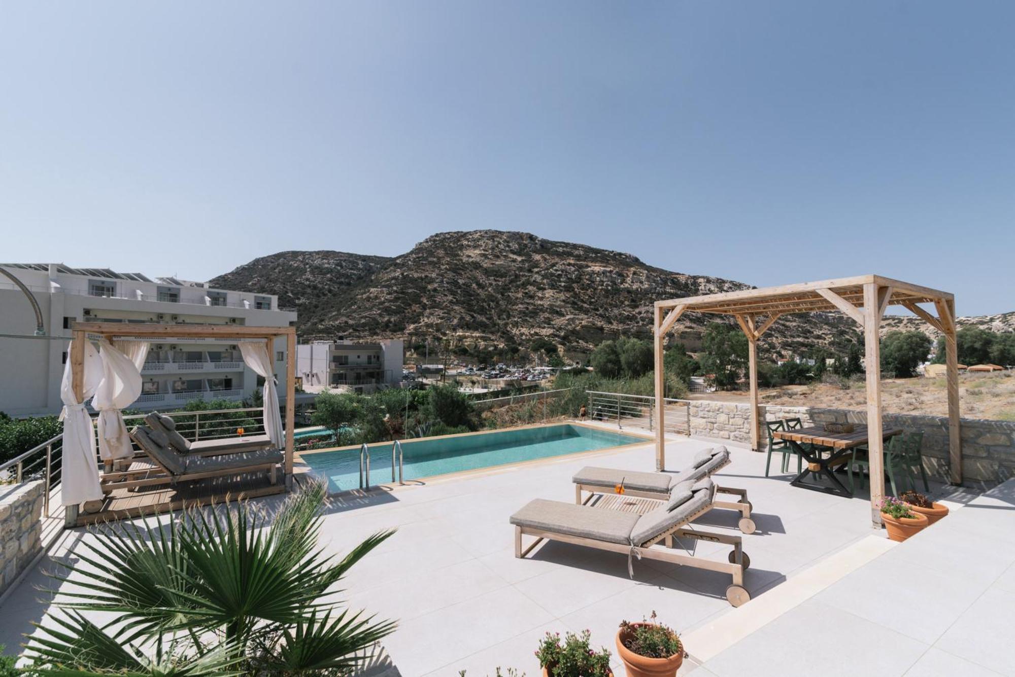 Luxury Villas Ammos In Style Matala  Ngoại thất bức ảnh