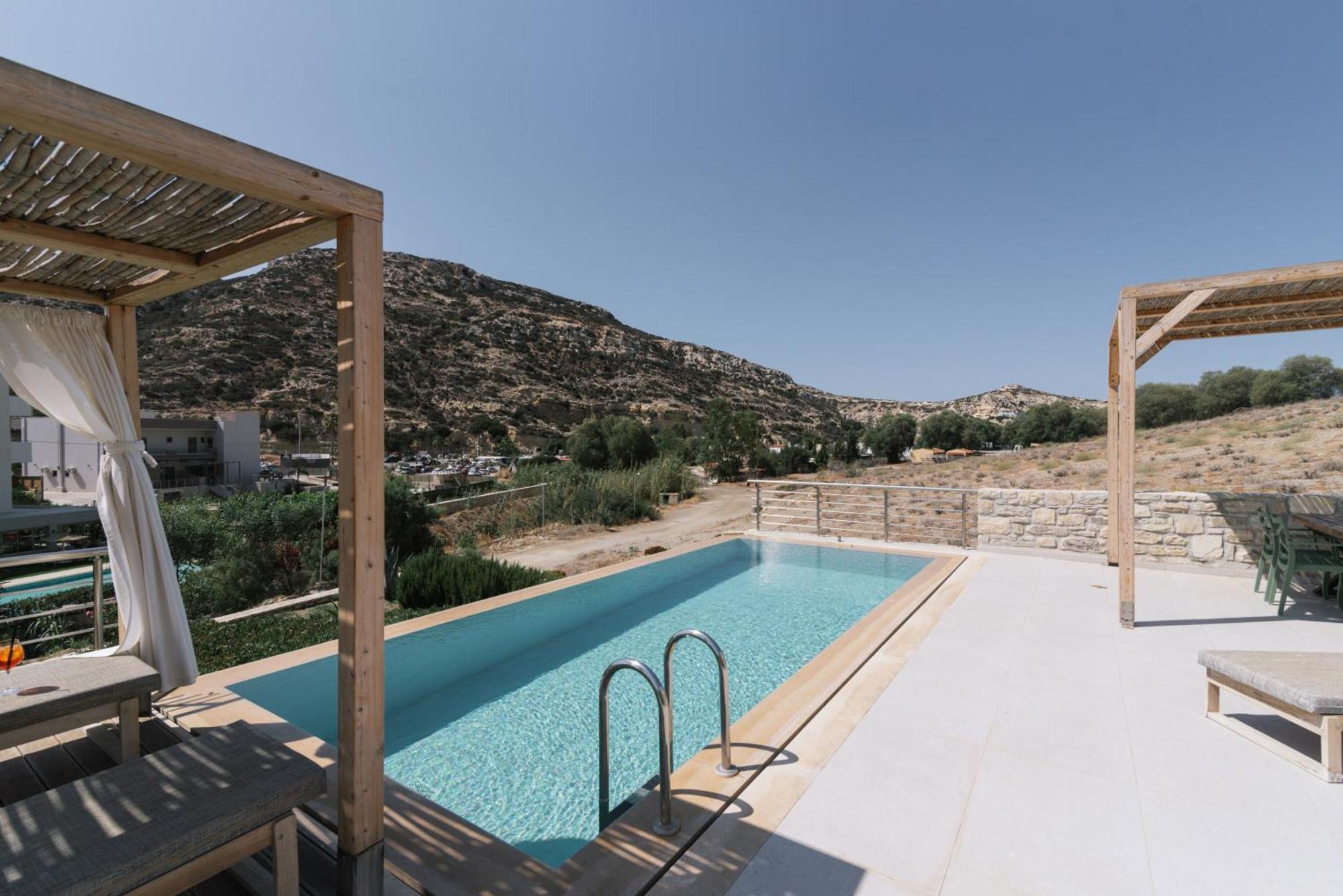 Luxury Villas Ammos In Style Matala  Ngoại thất bức ảnh
