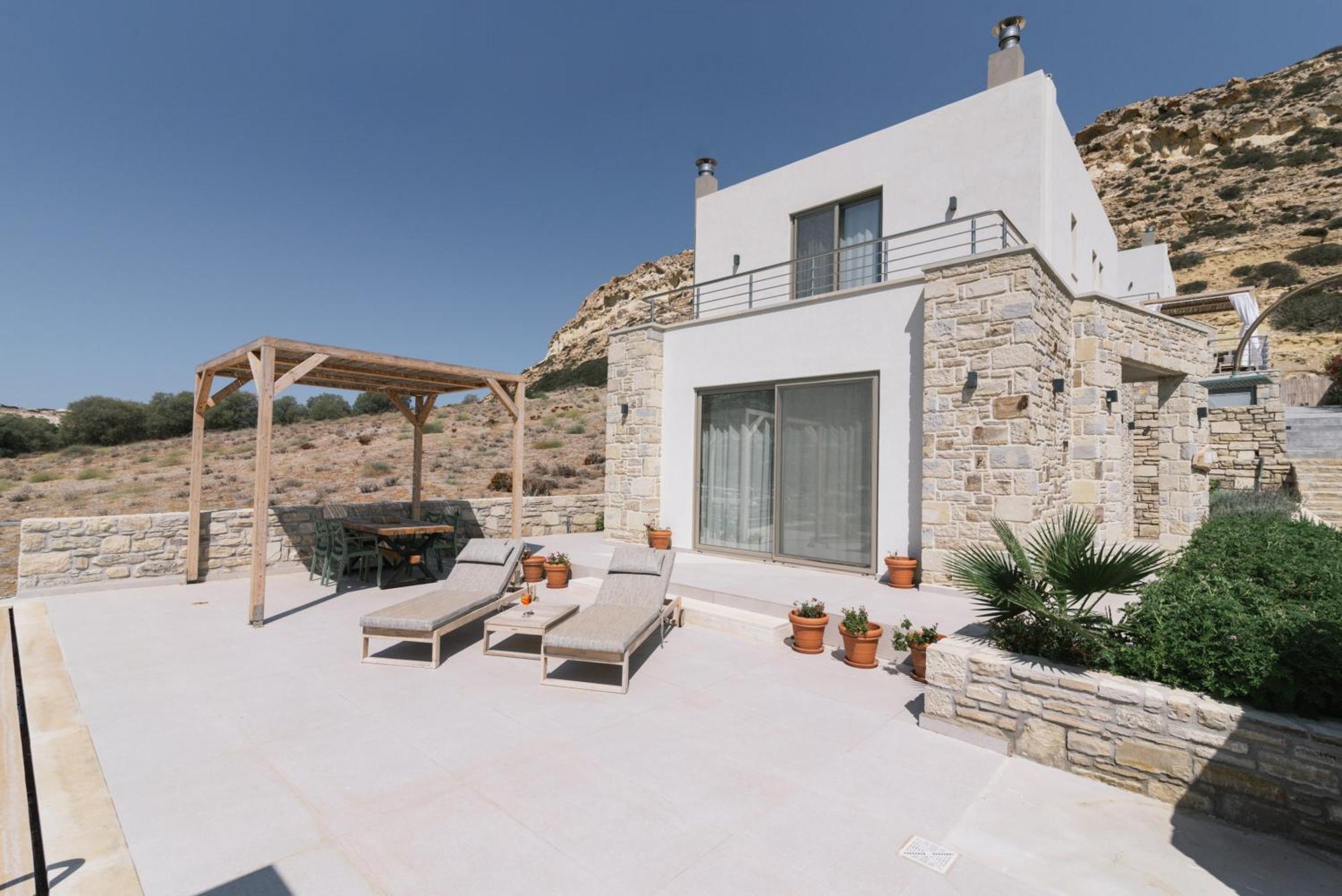Luxury Villas Ammos In Style Matala  Ngoại thất bức ảnh